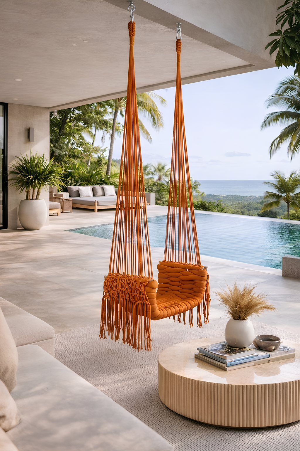 Balanço em Tricô Náutico.