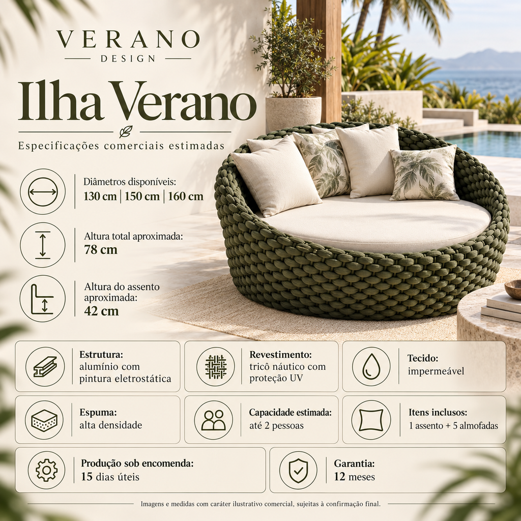 Ficha técnica preliminar ilustrativa Ilha Verano