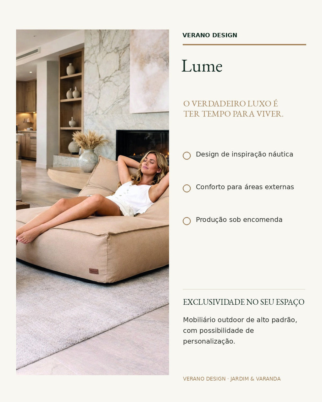 Lume, arte editorial com características comerciais da Verano Design